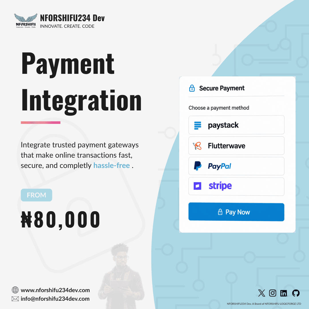 Payment Integration — NFORSHIFU234 Dev