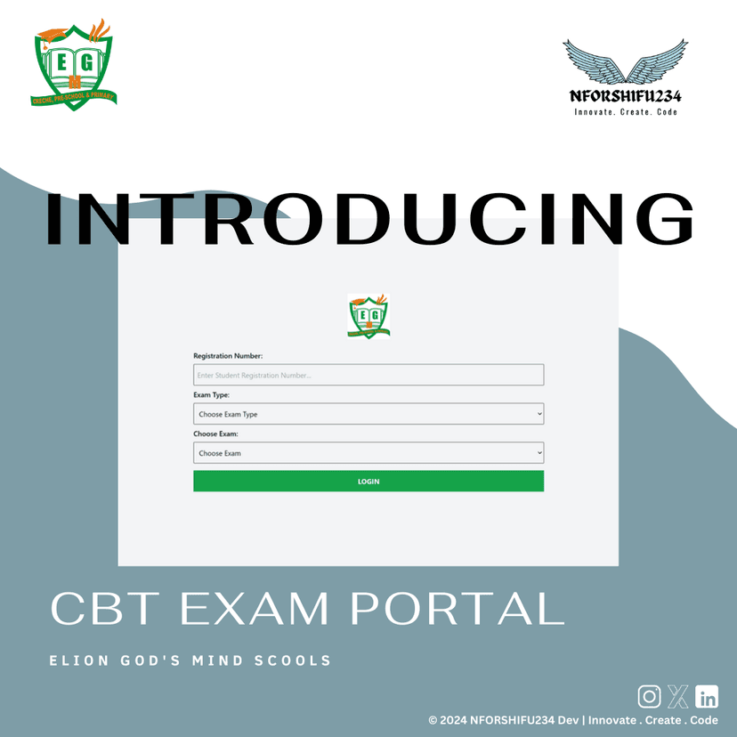 CBT Portal Development for Elion God's Mind Schools